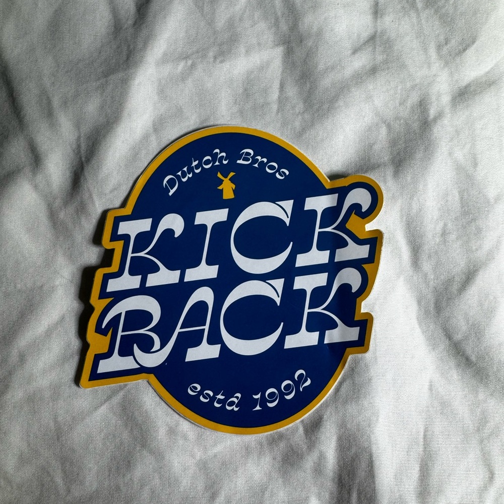 Dutch Bros Kick Back Sticker